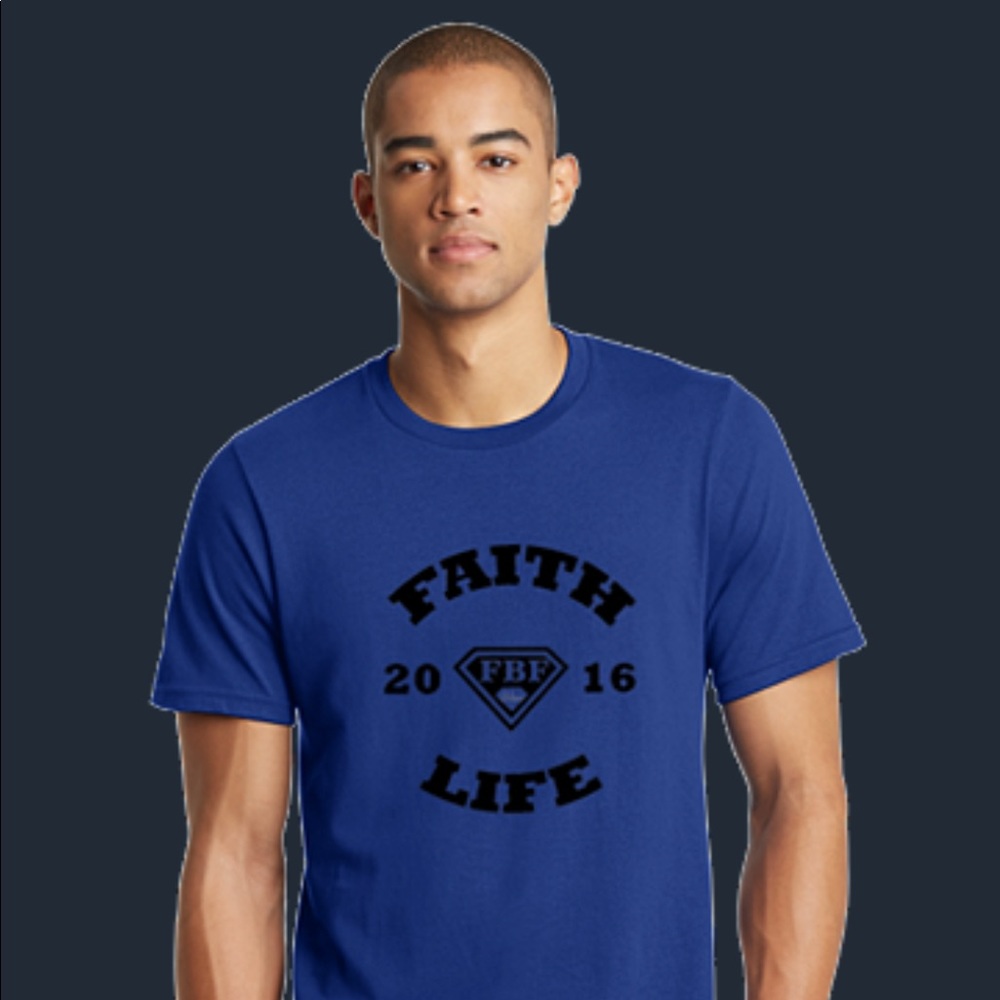Faith Before Fame Men’s T-shirt